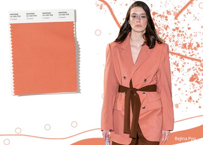 Crabapple Rosa aranciato Moda Colori Inverno 2019 2020 Crabapple Rosa aranciato Moda Colori Inverno 2019 2020