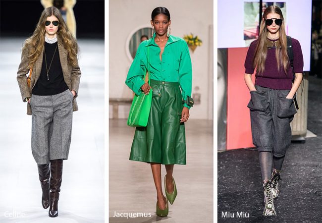 Pantaloni culotte moda inverno 2019 2020 Pantaloni culotte moda inverno 2019 2020