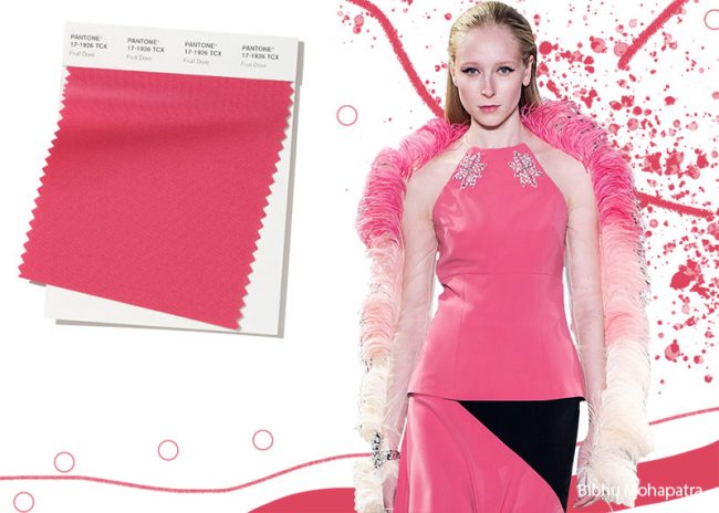 Rosa Fruit Dove Pantone moda colori inverno 2019 2020 Rosa Fruit Dove Pantone moda colori inverno 2019 2020