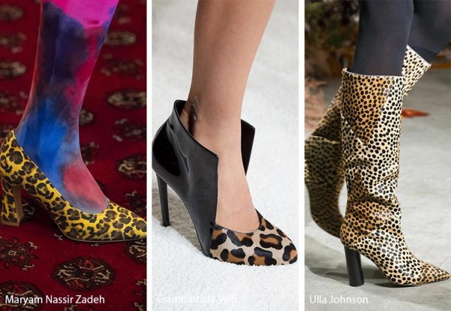Tendenze scarpe e stivali nelle varie stampe animalier moda inverno 2019 2020 Tendenze scarpe e stivali nelle varie stampe animalier moda inverno 2019 2020