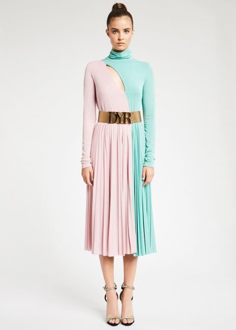 Abito midi Denny Rose collezione inverno 2019 2020 Abito midi Denny Rose collezione inverno 2019 2020