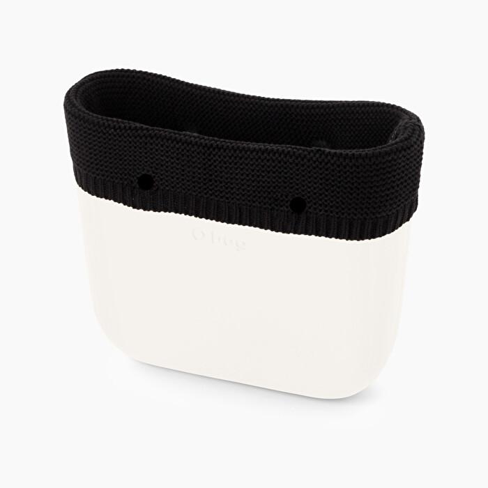 Bordo in lana catenella color nero borsa O Bag catalogo autunno inverno 2019 2020