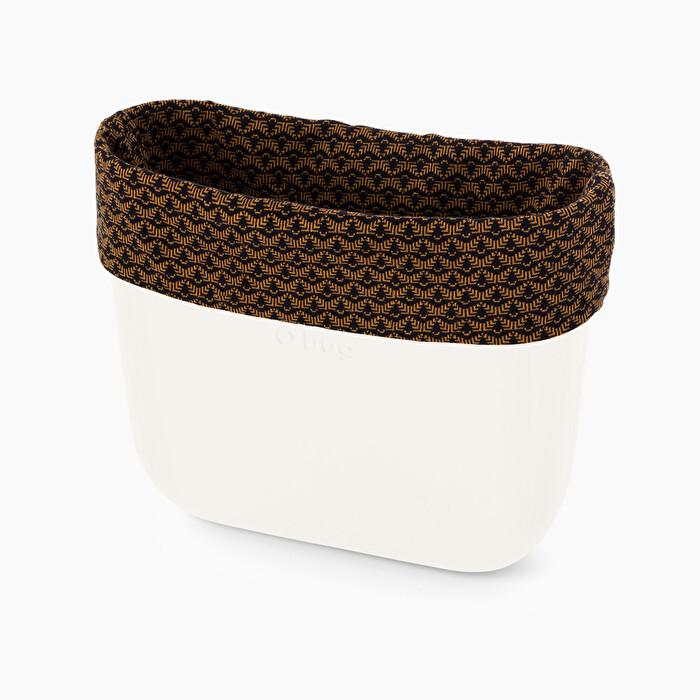 Bordo invernale borsa O bag in tessuto jacquard