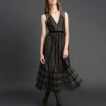 Elegante abito longuette Twinset autunno inverno 2019 2020