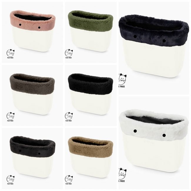 Nuovi bordi in ecopelliccia coniglio borse O bag inverno 2019 2020 Nuovi bordi in ecopelliccia coniglio borse O bag inverno 2019 2020