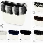 Nuovi bordi in ecopelliccia volpe borse O bag inverno 2019 2020