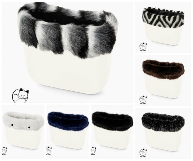 Nuovi bordi in ecopelliccia volpe borse O bag inverno 2019 2020 Nuovi bordi in ecopelliccia volpe borse O bag inverno 2019 2020