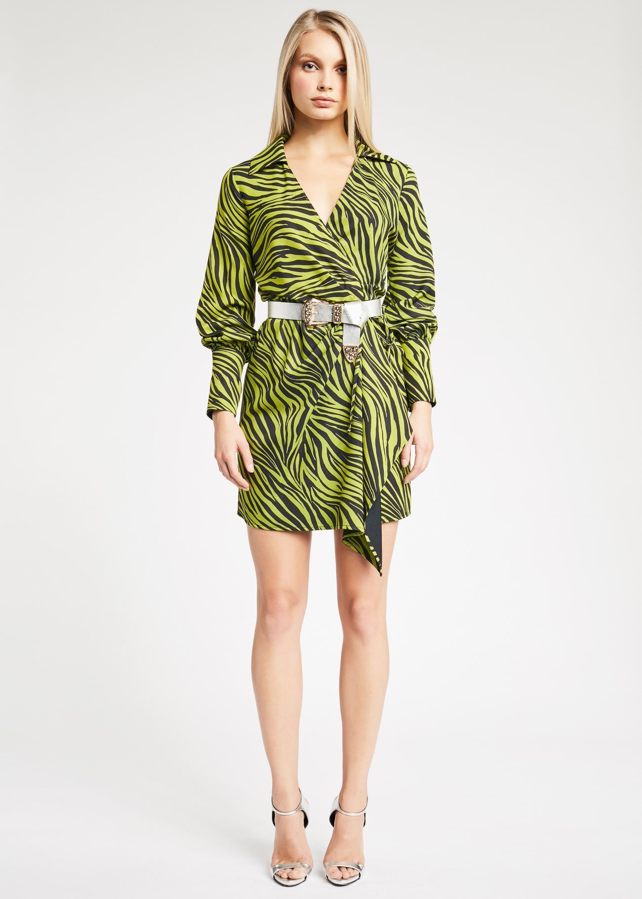 Vestito animalier Denny Rose collezione inverno 2019 2020