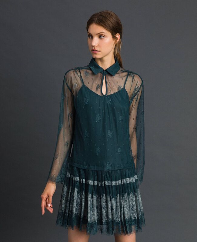 Vestito in pizzo TwinSet catalogo autunno inverno 2019 2020