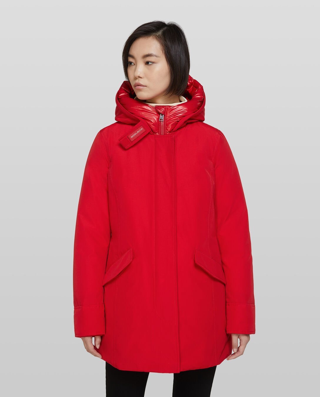 Arctic Parka Woolrich donna inverno 2019 2020 prezzo 650 euro colore marine scarlet 1