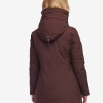Blauer Parka donna a collo alto inverno 2020 colore Blackberry prezzo 413 euro foto retro