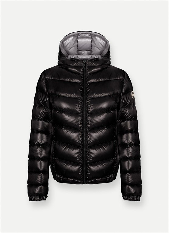 Bomber lucido nero Colmar donna collezione inverno 2020