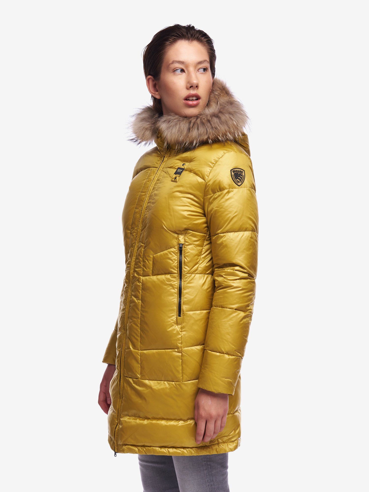 Caldo piumino lungo Blauer donna collezione inverno 2020