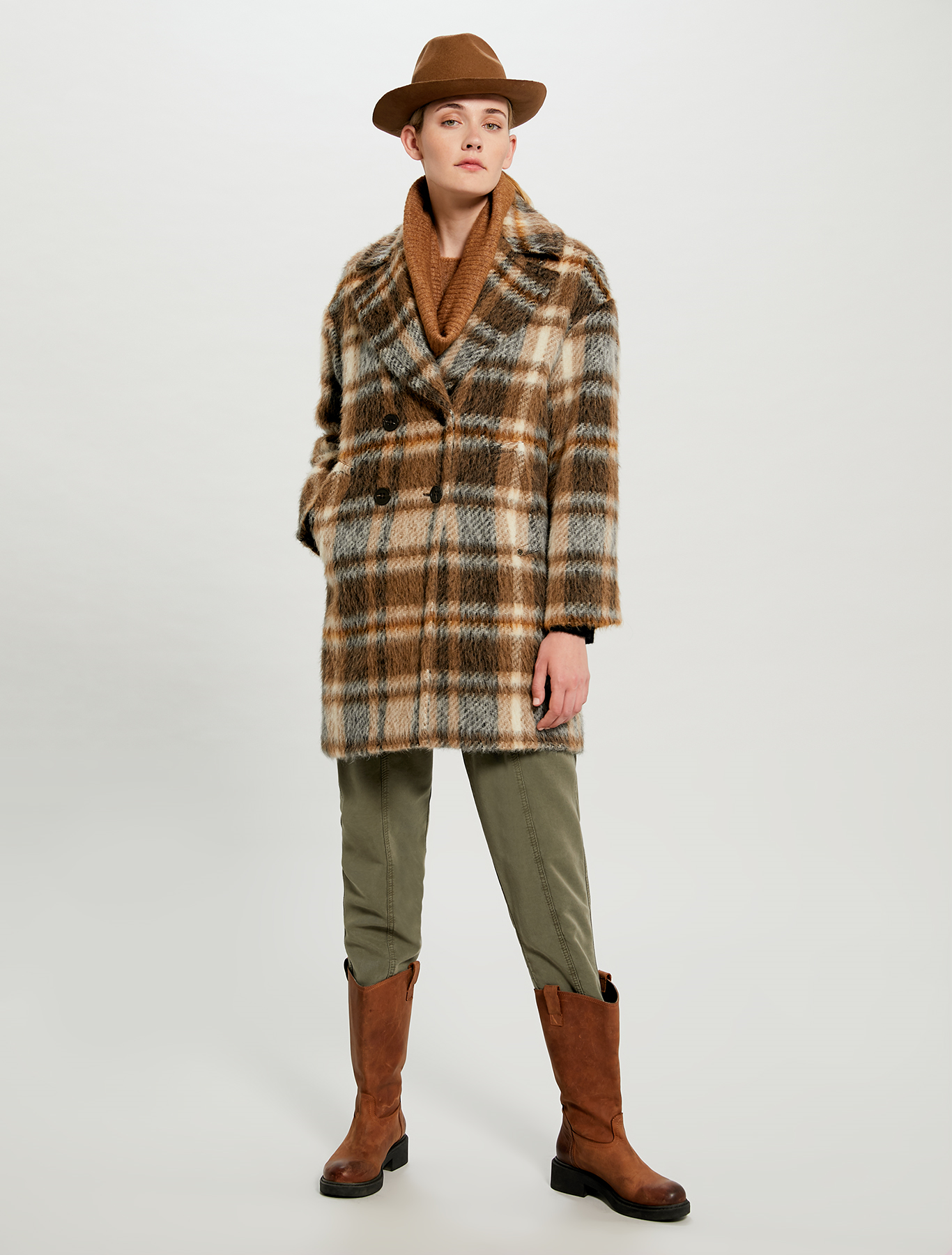 Cappotto a quadri Pennyblack inverno 2020 prezzo 389 euro