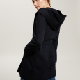 Cappotto corto a vestaglia color blu marino prezzo 369 euro modello Alassio