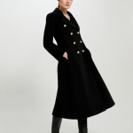 Cappotto stile militare con martingala e bottoni dorati Pennyblack inverno 2019 2020