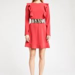 Denny Rose vestito con rouches collezione inverno 2019 2020