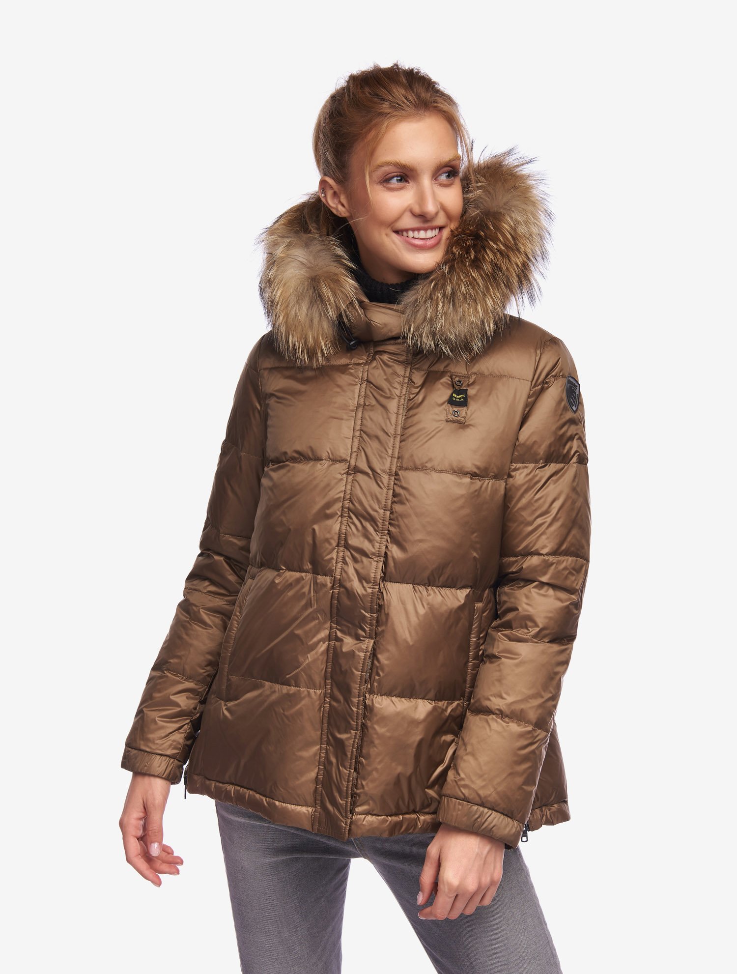 Giubbotto Blauer donna colore lontra inverno 2020