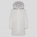 Military Parka Fox Woolrich Inverno 2020 colore Coffee Liquer