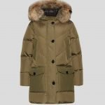 Nuovo Logo Parka Woolrich donna inverno 2020 colore army olive