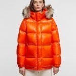 Nuovo giubbotto imbottito Woolrich Aliquippa Parka inverno 2020 colore orange prezzo 830 euro