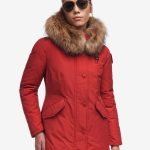Parka Blauer donna collezione inverno 2020 in tessuto taslan rosso