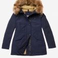 Parka Blauer donna collezione inverno 2020 prezzo 573 euro colore blu in tessuto taslan