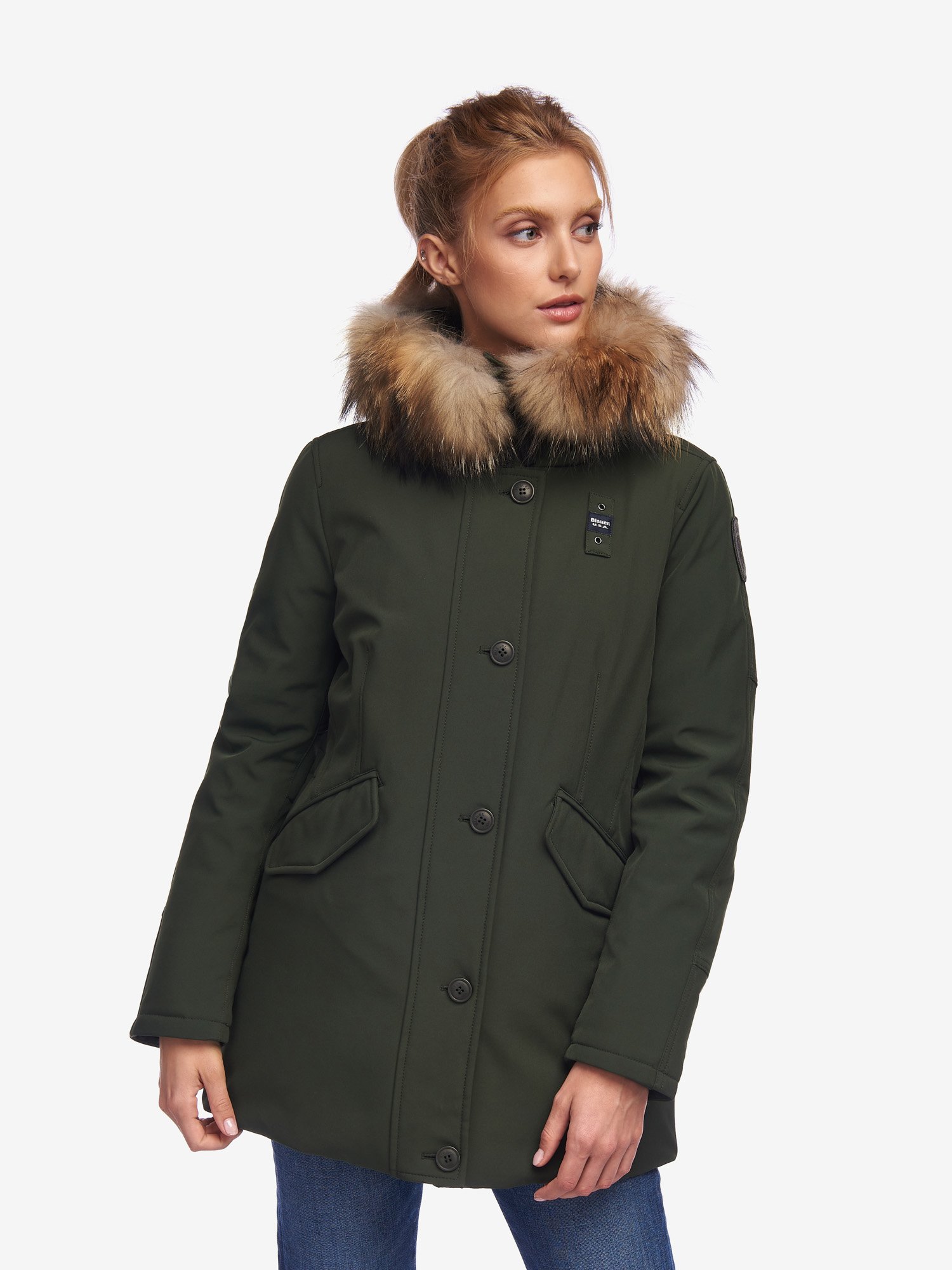 Parka Blauer donna collezione inverno 2020 verde