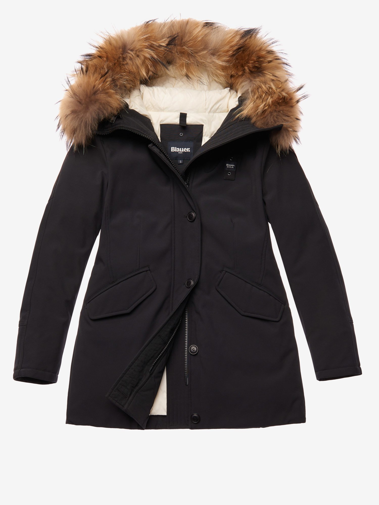 Parka nero Blauer donna collezione inverno 2020 prezzo 463 euro