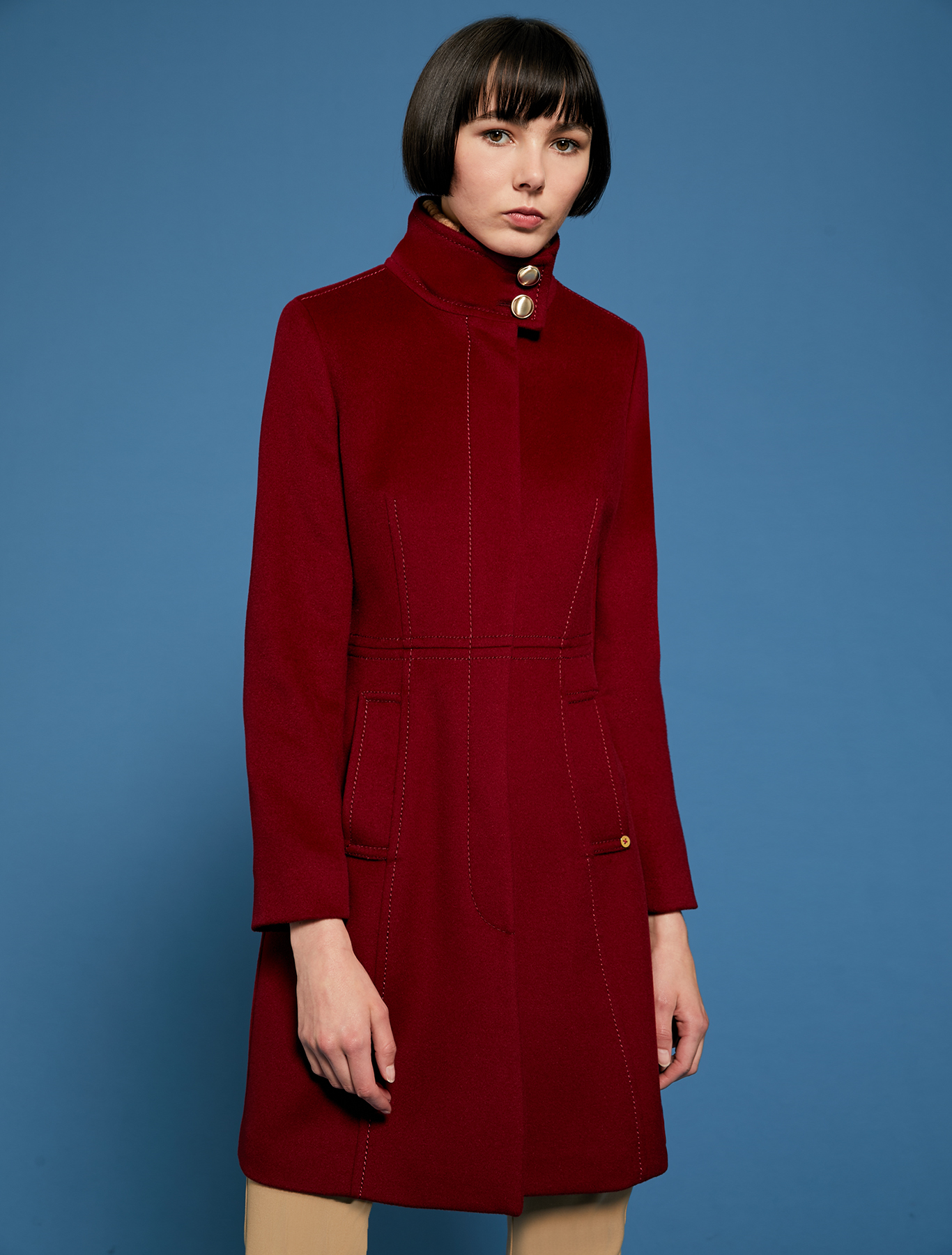 Pennyblack cappotto a collo alto inverno 2019 2020 prezzo 269 euro