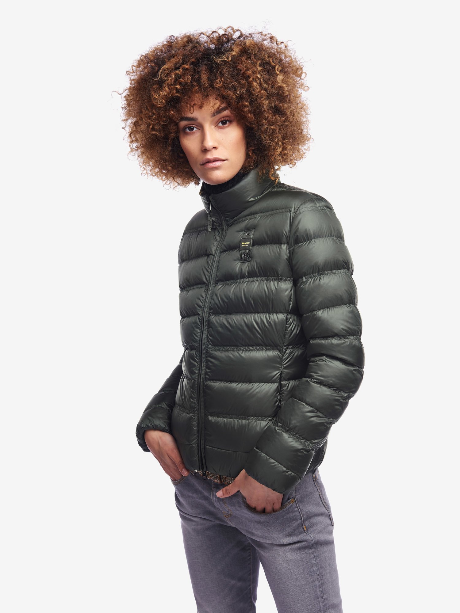 Piumino 100 grammi leggero Blauer donna inverno 2019 2020 colore verde