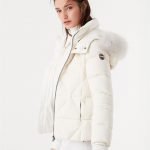 Piumino corto bianco Colmar donna inverno 2020
