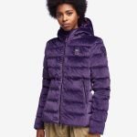 Piumino corto in velluto Blauer donna inverno 2019 2020