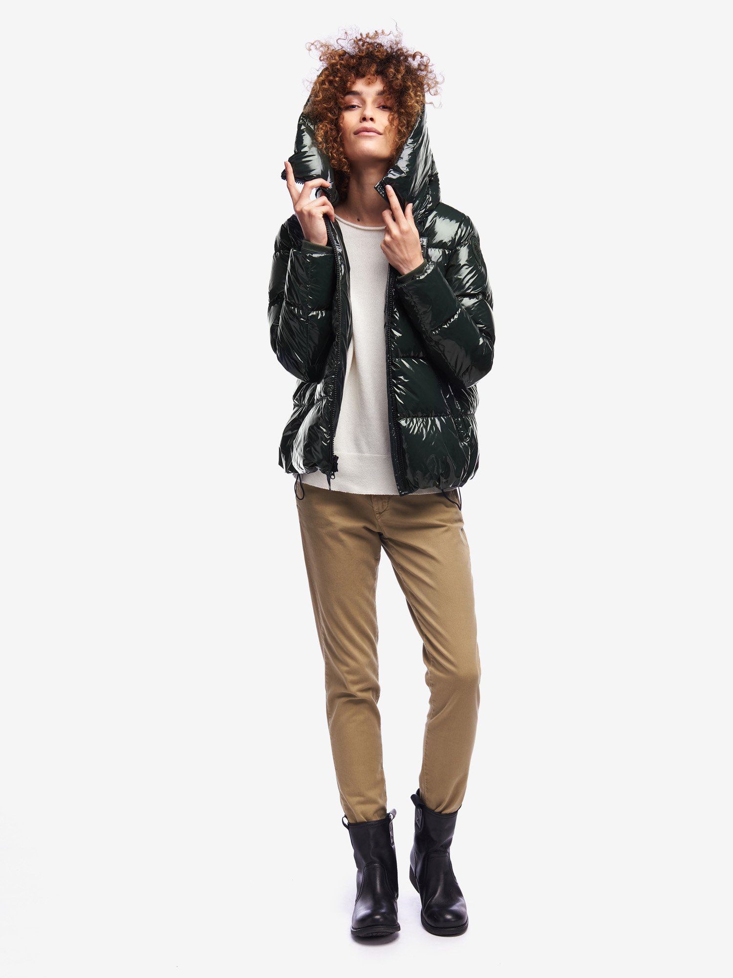 Piumino corto lucido Blauer inverno 2020 donna prezzo 398 euro