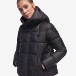 Piumino corto nero Blauer donna collezione inverno 2020 prezzo 373 euro