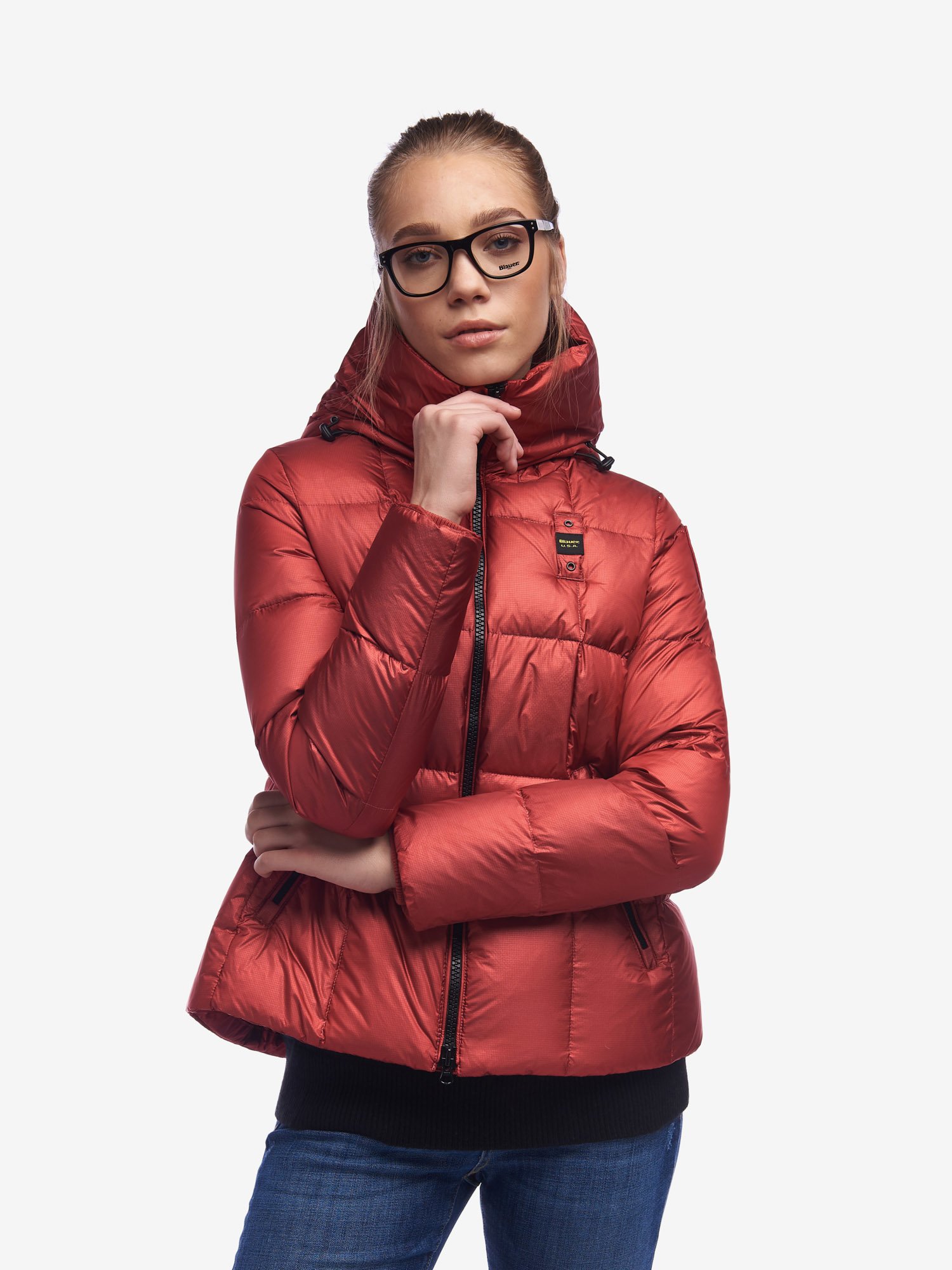 Piumino corto svasato Blauer donna collezione inverno 2020