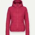 Piumino leggero 100 grammi donna Colmar con cappuccio rosso marmalade inverno 2019 2020