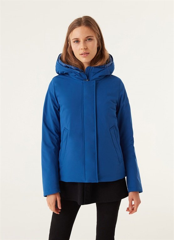 Piumino liscio Colmar collezione inverno 2019 2020 colore Blu atlas