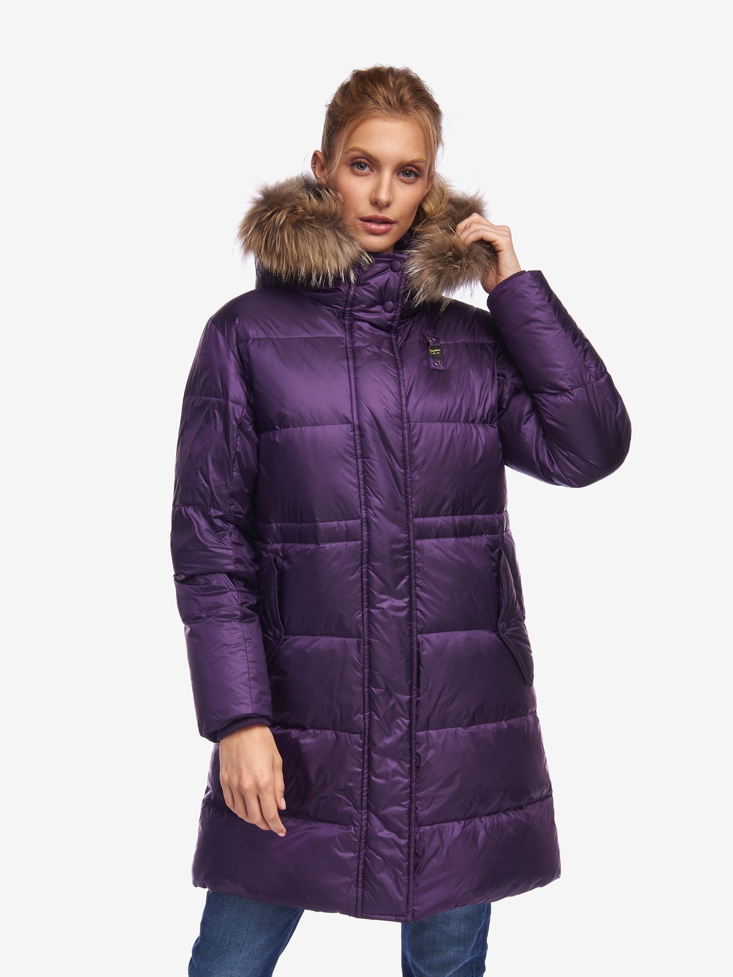Piumino lungo Blauer collezione donna inverno 2020 prezzo 473 euro