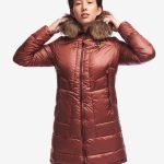 Piumino lungo donna Blauer colore marrone ghianda catalogo inverno 2020