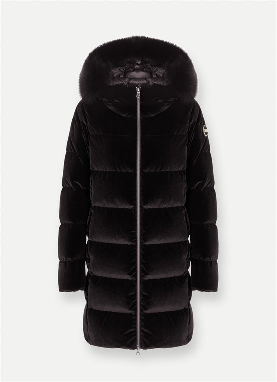 Piumino lungo in velluto Colmar inverno 2020