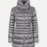 Piumino lungo lucido con collo alto Colmar inverno 2020