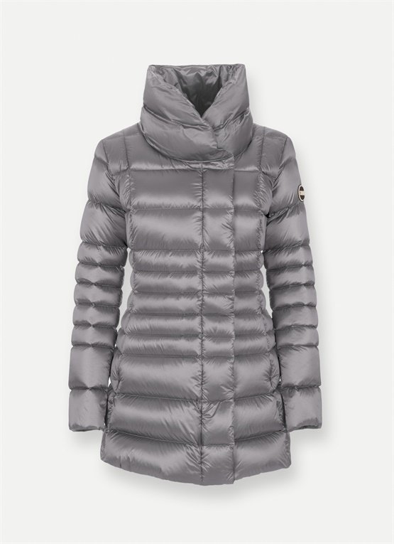 Piumino lungo lucido con collo alto Colmar inverno 2020