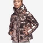 Piumino metallizzato Blauer collezione inverno 2020 prezzo 348 euro