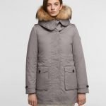 Scarlett parka Woolrich donna colore coffee liquer prezzo 850 euro