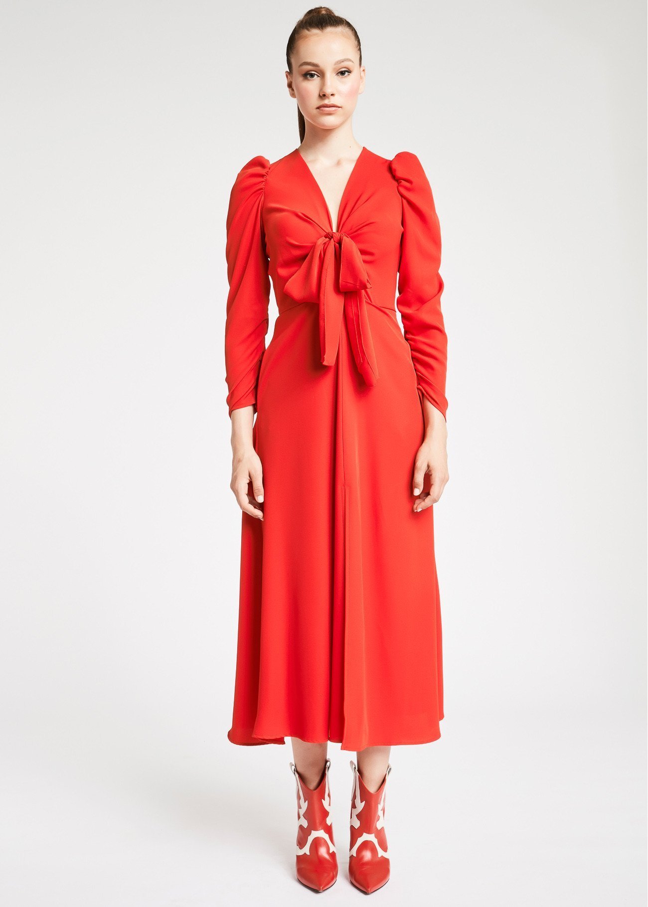 Vestito lungo denny Rose catalogo autunno inverno 2019 2020 prezzo 119 euro