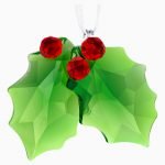 Addobbo natalizio Swarovski da appendere Agrifoglio prezzo 49 euro