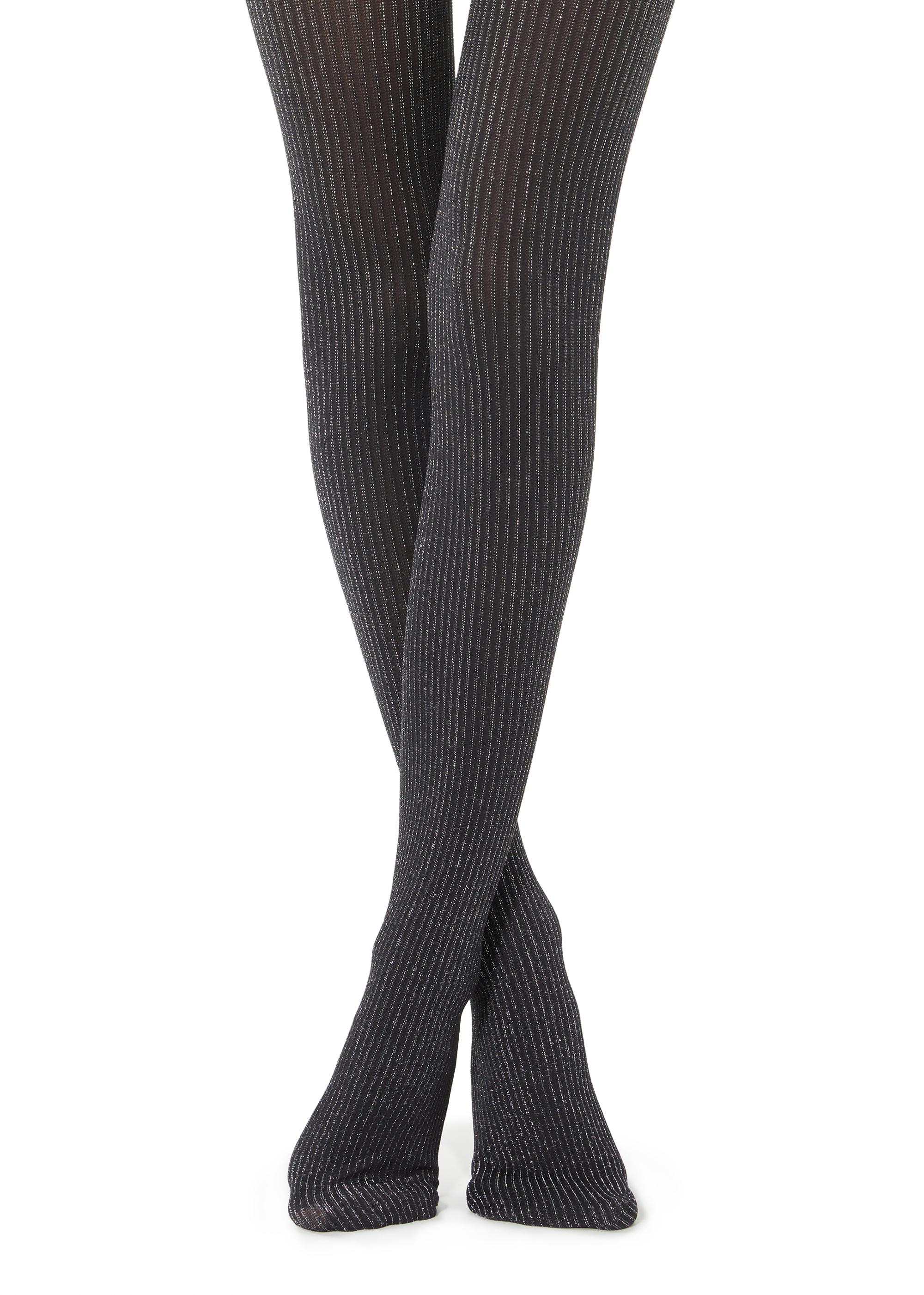 Calze a coste glitterate Calzedonia inverno 2019 2020