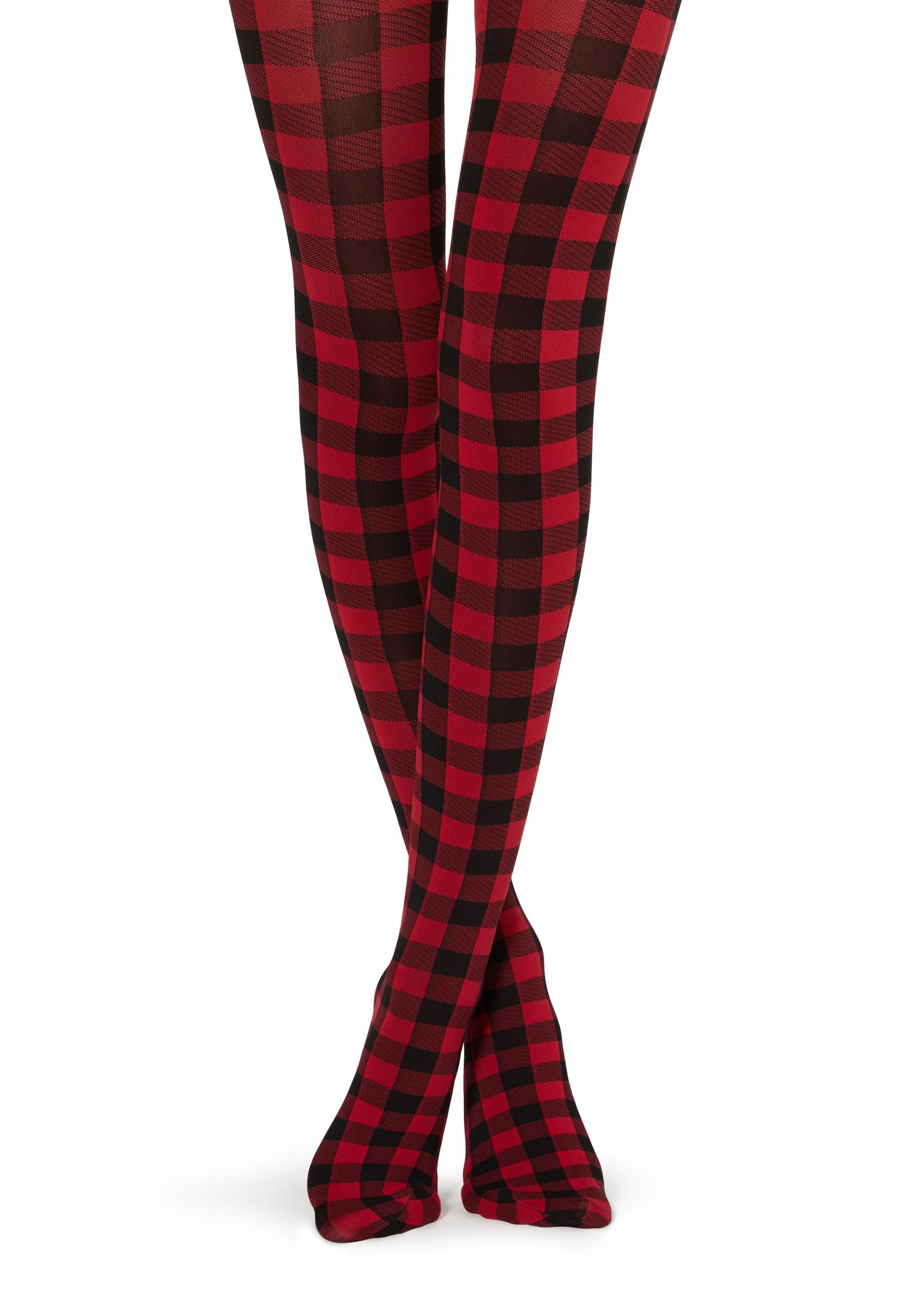 Calze a quadri vichy Calzedonia inverno 2019 2020