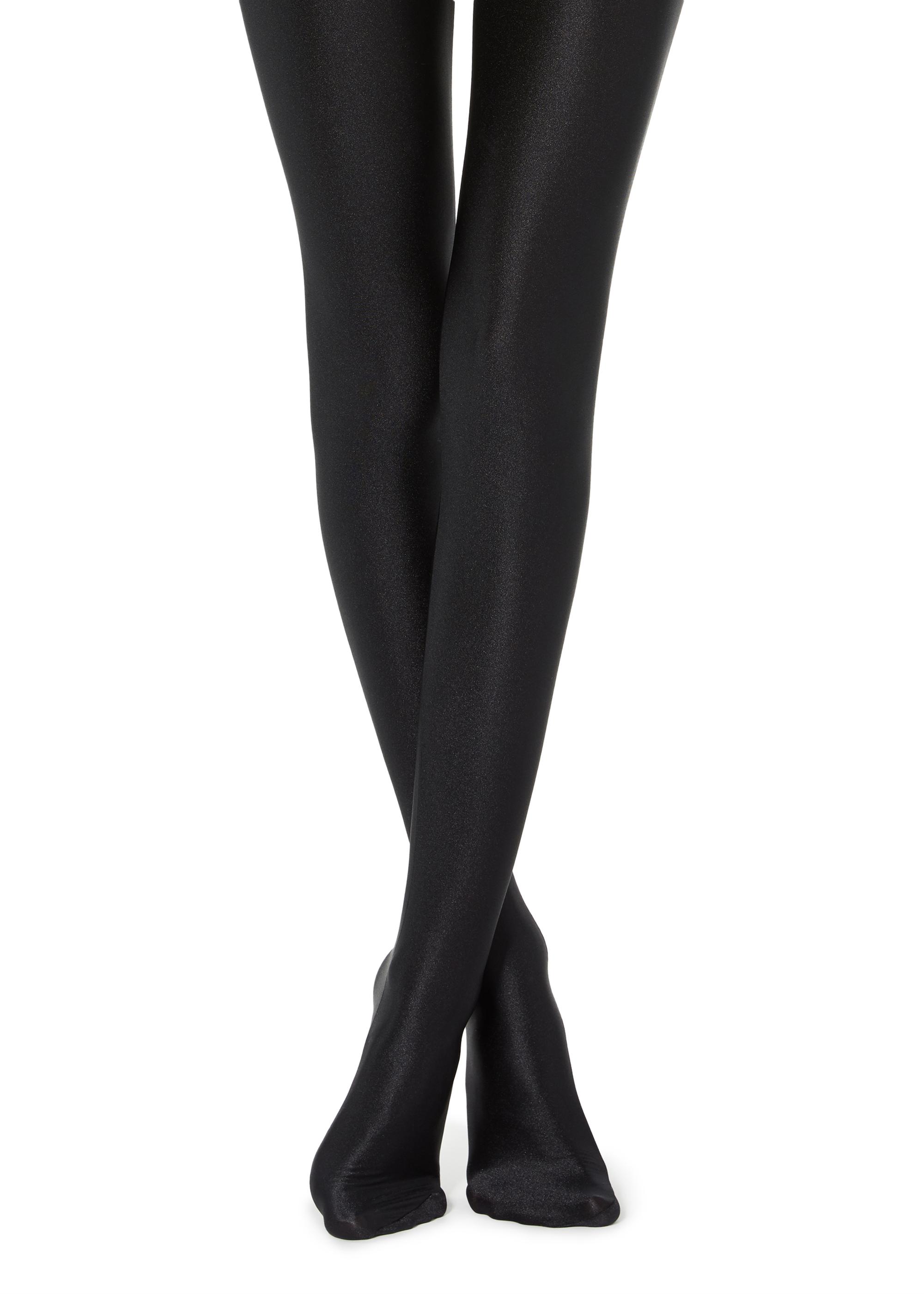 Calze nere super lucide Calzedonia inverno 2019 2020